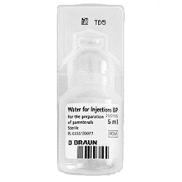 5ML STERILE WATER PLASTIC AMPOULES 